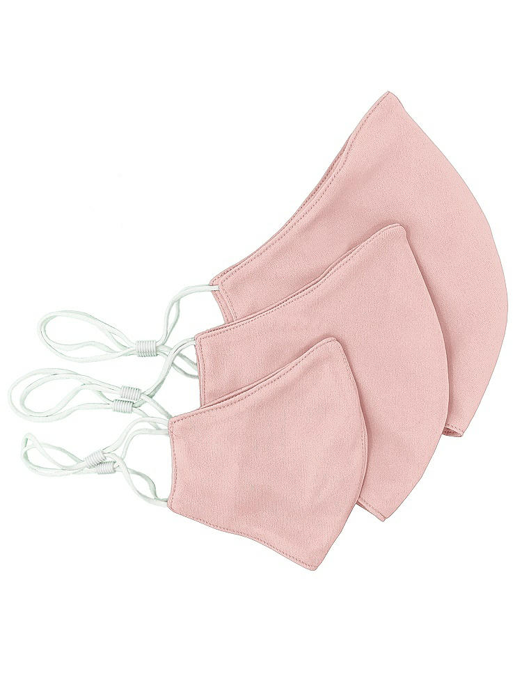 Back View - Rose Crepe Reusable Face Mask