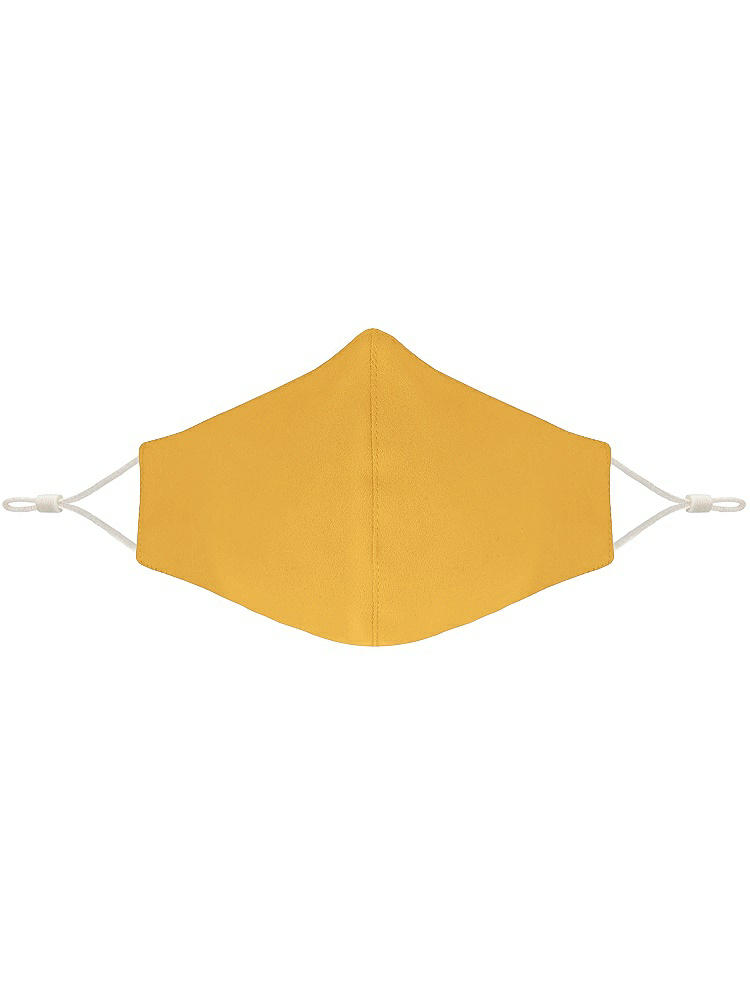 Front View - NYC Yellow Soft Jersey Reusable Face Mask