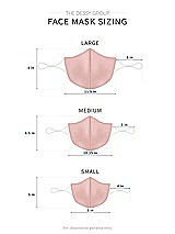Alt View 1 Thumbnail - Rose Soft Jersey Reusable Face Mask