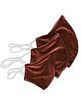 Rear View Thumbnail - Auburn Moon Lux Velvet Reusable Face Mask