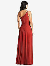 Rear View Thumbnail - Poppy Red Bella Bridesmaids Dress BB130