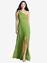 Front View Thumbnail - Peridot Green Bella Bridesmaids Dress BB130