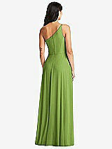 Rear View Thumbnail - Peridot Green Bella Bridesmaids Dress BB130