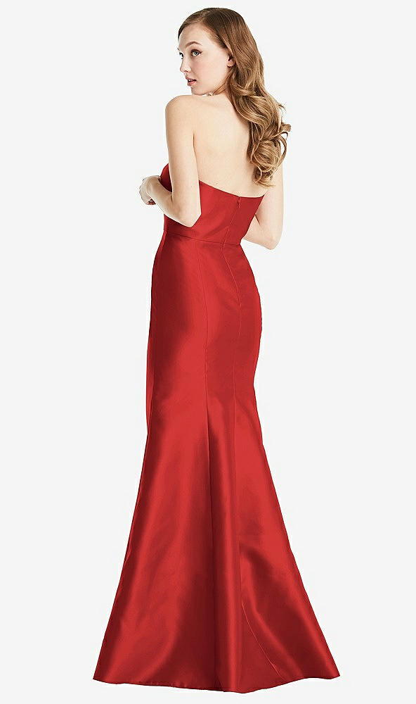 Back View - Poppy Red Bella Bridesmaids Dress BB133