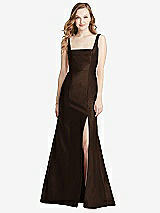 Front View Thumbnail - Espresso Bella Bridesmaids Dress BB135