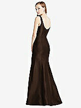 Rear View Thumbnail - Espresso Bella Bridesmaids Dress BB135