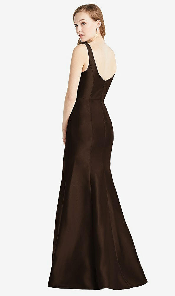 Back View - Espresso Bella Bridesmaids Dress BB135