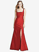 Front View Thumbnail - Poppy Red Bella Bridesmaids Dress BB135