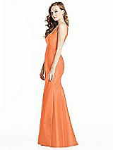 Side View Thumbnail - Portofino Orange Bella Bridesmaids Dress BB135