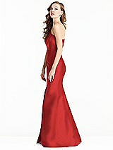 Side View Thumbnail - Poppy Red Bella Bridesmaids Dress BB137