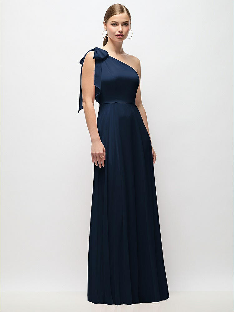 navy blue dress for baby girl Cipriana Backless Halter Maxi Dress Embellished Navy– Selfie Leslie main image 1