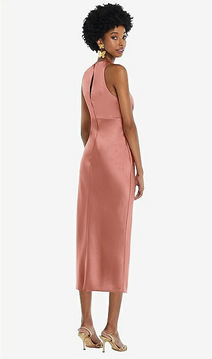 knee length dresses for ladies Josie Floral Jacquard Midi Dress with Ruffle Hem by Jewel Badgley Mishcka –  Badgley Mischka