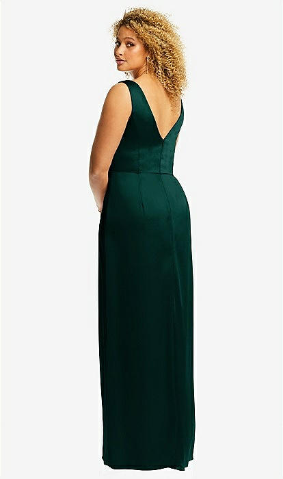fall turtleneck dresses Bria Teal Wrap Maxi Dress – Girl In Mind main image 1