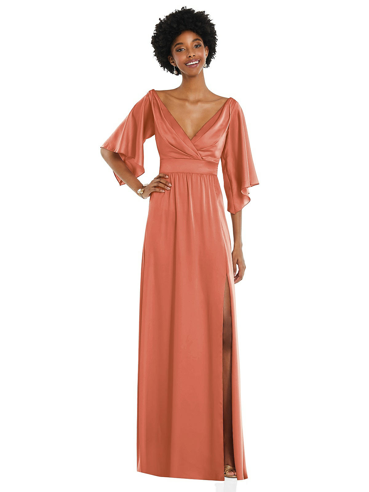 princess polly baby blue dress Leely Women Light Green Chiffon Maxi Flowy Bridesmaid Dress with Ruffles  V-Neck Tiered A Line