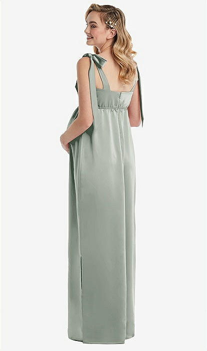 slim fit dress slacks Lauren Maternity Silk Unique Boho Dresses Plus Size / Moss Green main image 1