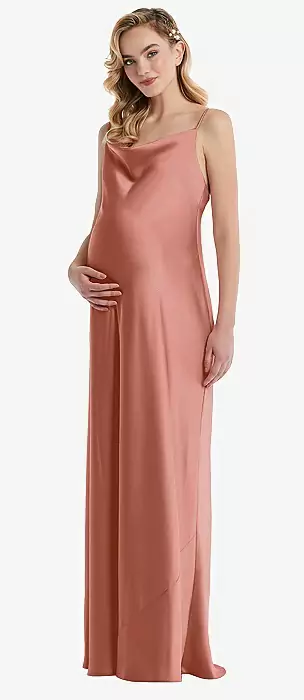 Pink Maternity Bridesmaid Dresses
