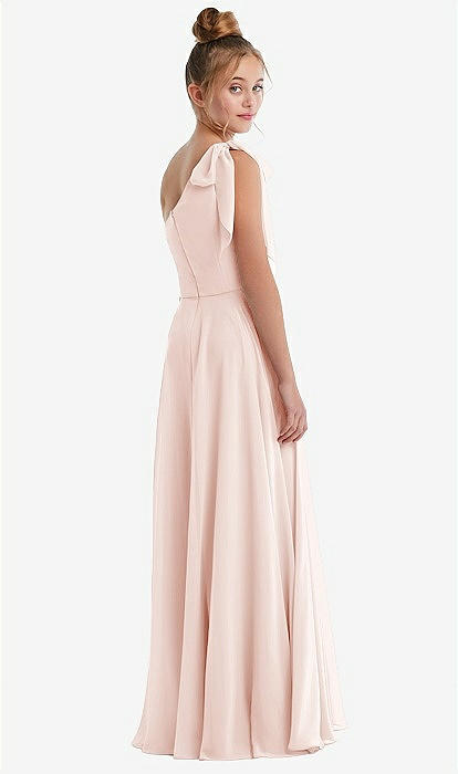 pink bridesmaid dress with scarf Aje Cadence Women's Pink Lined Irregular Ruched Asymmetric Off The Sho –  TheFabNest