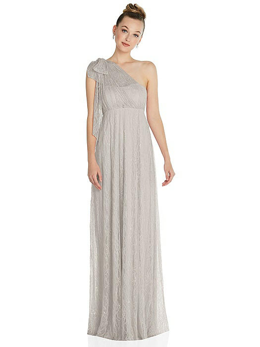 Empire Waist Convertible Sash Tie Lace Maxi Dress