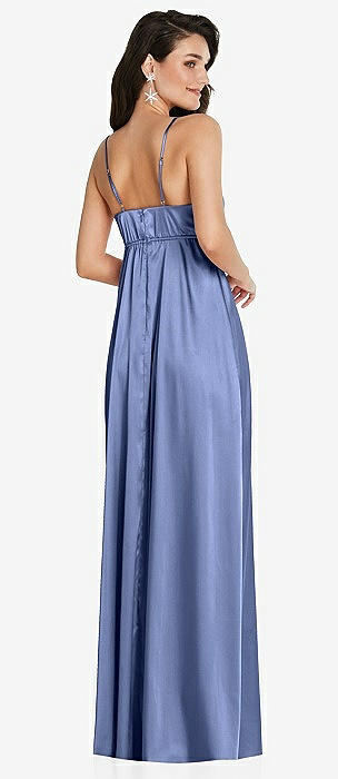 Periwinkle - Pantone Serenity Empire Waist Bridesmaid Dresses