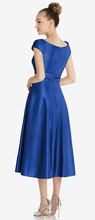 sapphire blue dress bridesmaid Sapphire Blue Silk Maxi Wrap Dress, Bridesmaid Dress, Satin Maxi Wrap Dress, Formal Dress, Prom Dress,