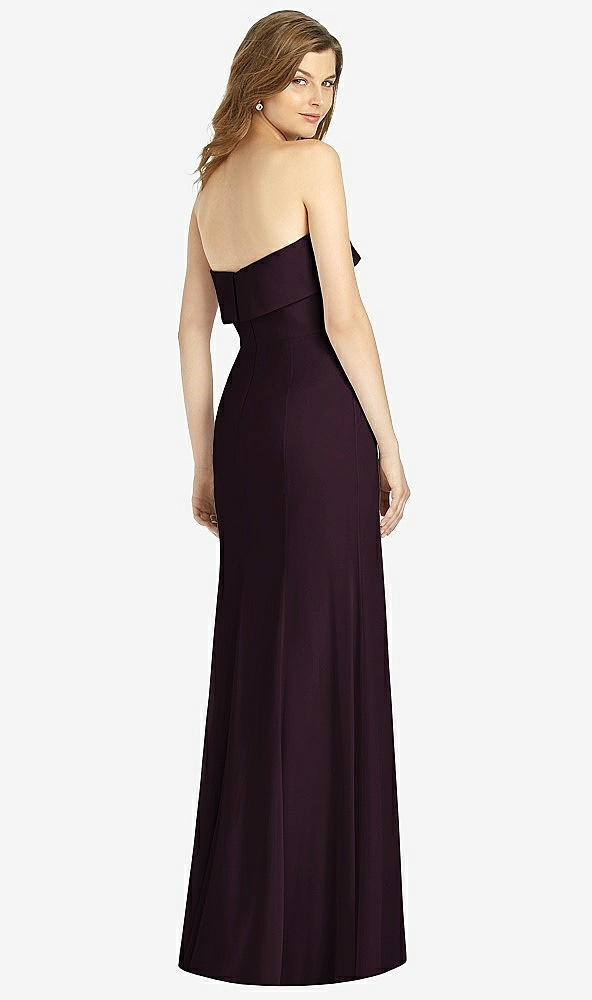 Back View - Deep Plum Bella Bridesmaids Dress BB139