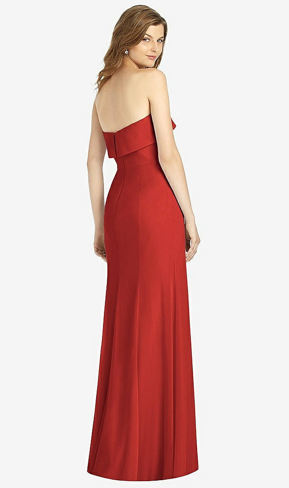 Back View - Poppy Red Bella Bridesmaids Dress BB139