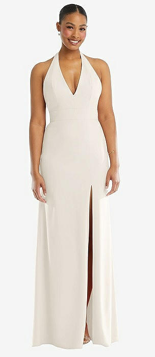 Ivory Crepe Bridesmaid Dresses