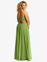 dessy group strapless empire waist cutout dress Romany Cut-Out Waist Maxi Dress Black– Selfie Leslie main image 1