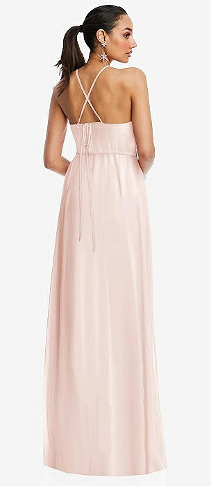 Lace Up Back Bridesmaid Dresses