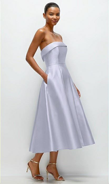 green emerald velvet dress Sylvie Strapless Midi Dress