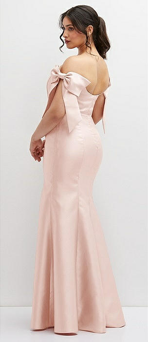 red bridesmaid dresses off the shoulder Dark Red Velvet Off Shoulder Bridesmaid Dress, A-line Prom Dresses – jkprom main image 0