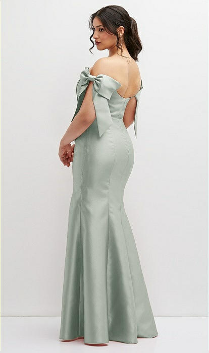 corset dress with bow in the back Ashley Lauren 11638 Size 00, 4 Lilac Long Prom Dress Corset Cascading Bow Ruffle Formal Pageant Gown