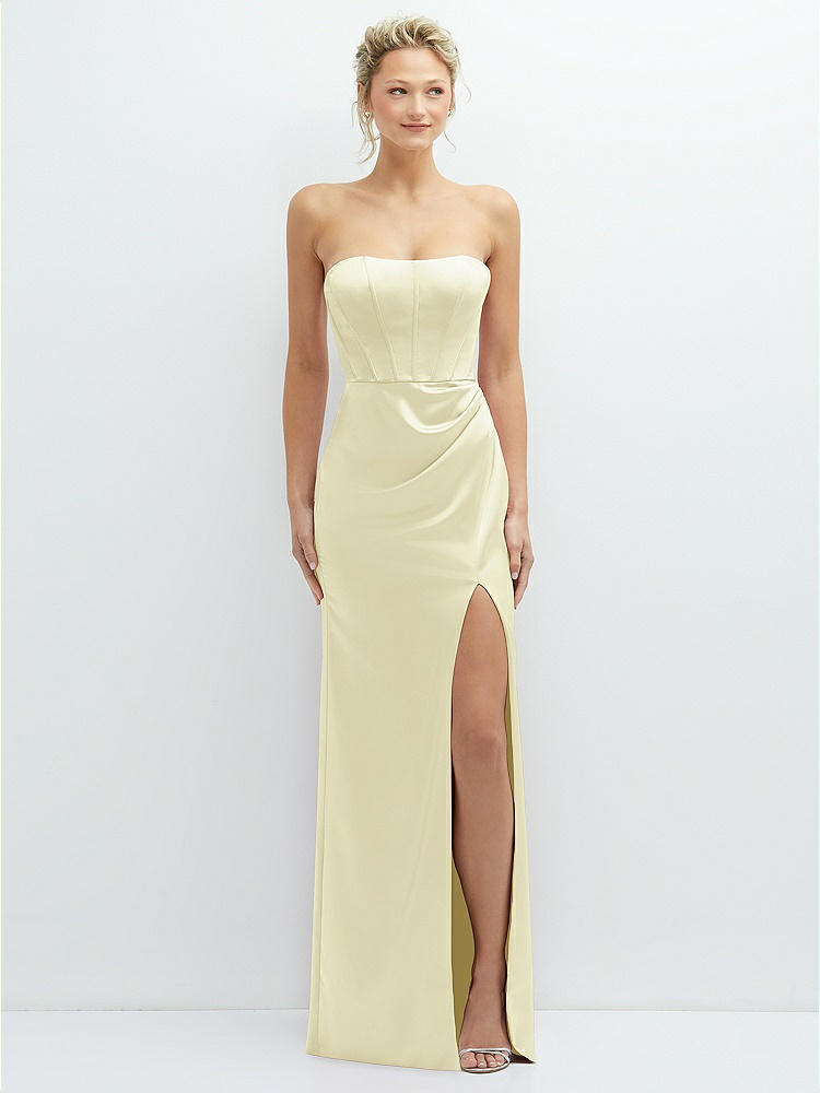 sachin and babi light blue dress Tank Draped Chiffon Tulip Hem Bridesmaid Dress main image 1