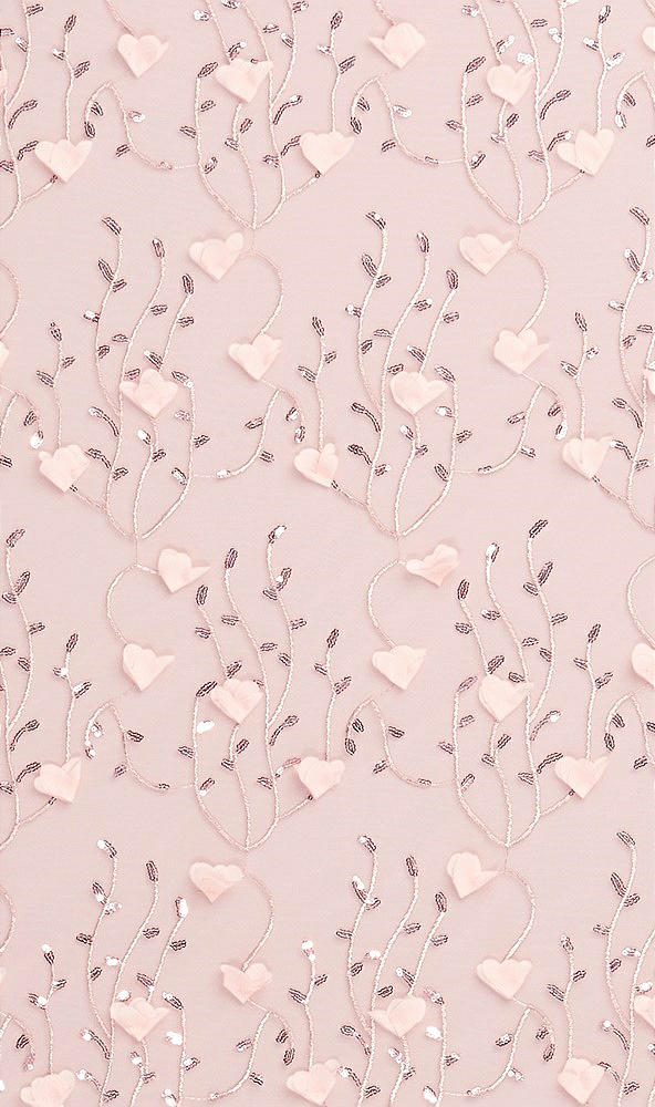 Back View - Rose Off-the-Shoulder A-line 3D Floral Embroidered Dress