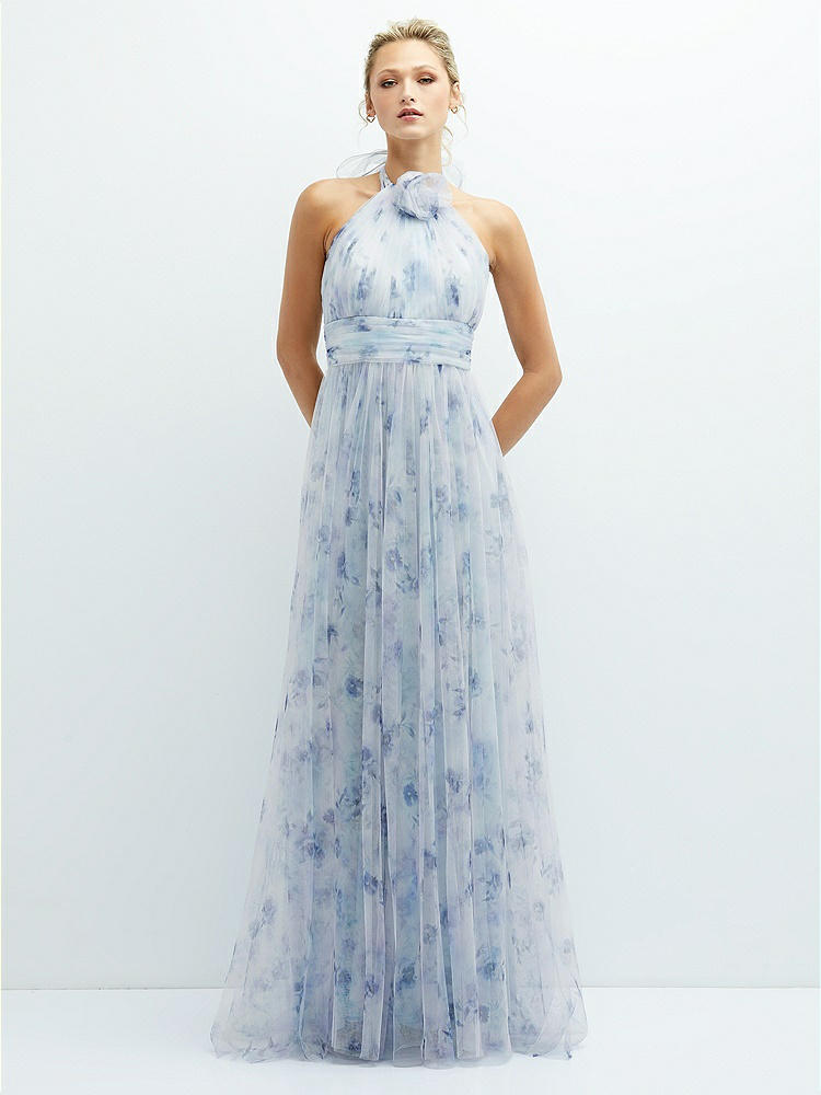 dessy group maternity bridesmaid dresses Contrast Lace Bustier Midi Dress