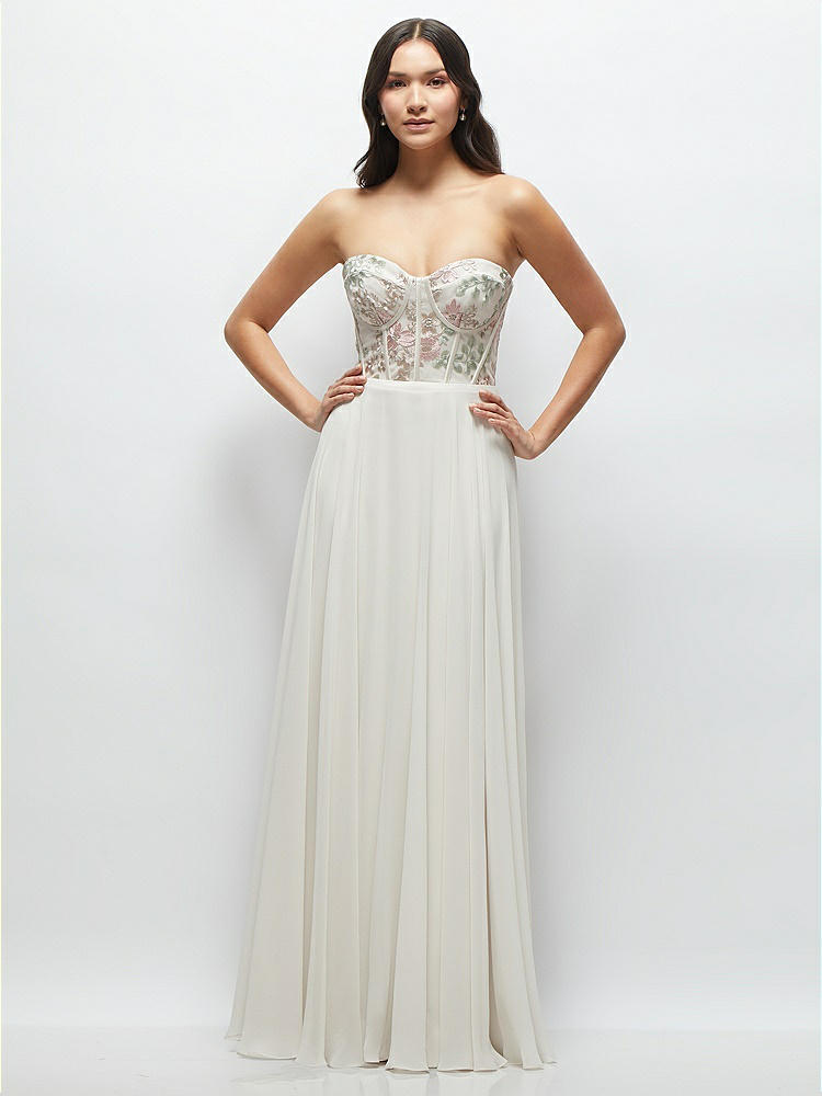 Cowl-back Double Strap Maxi Bridesmaid Dress With Side Slit In Oat | The Dessy Group Cowl-back Double Strap Maxi Bridesmaid Dress With Side Slit In Oat | The Dessy Group