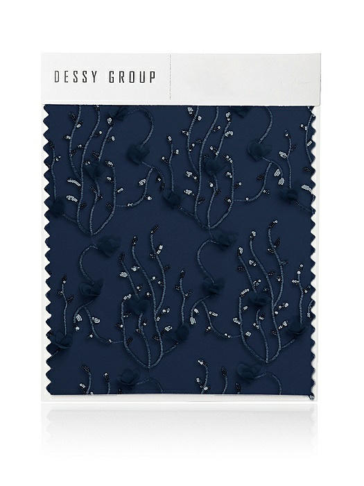 Trellis 3D Sequin Embroidery Swatch
