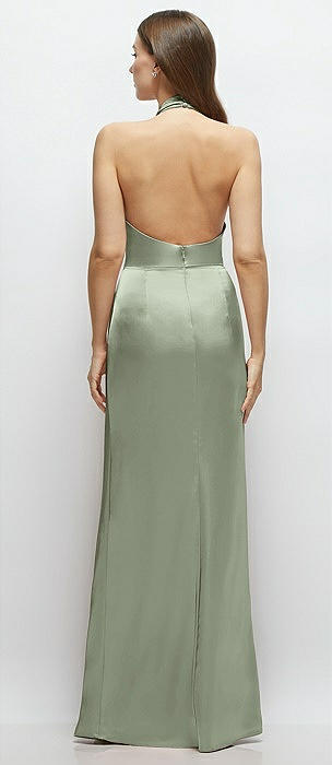 Lovely Bridesmaids Sage High Neck Bridesmaid Dresses Lovely Bridesmaids Sage High Neck Bridesmaid Dresses