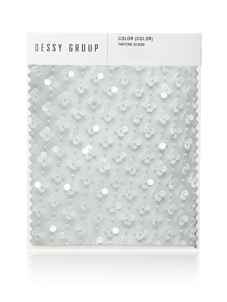 Front View - Pearl Floret Pearl Sequin Swatch