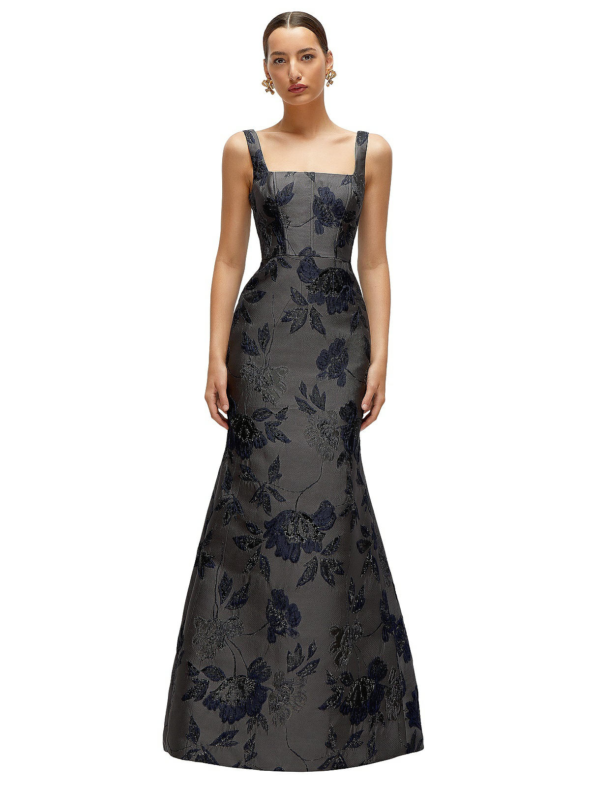 TODAYFUL Jacquard Pleats Dress 36 グレー TODAYFUL（トゥデイフル）の「jacquard pleated dress（ドレス）」 - WEAR
