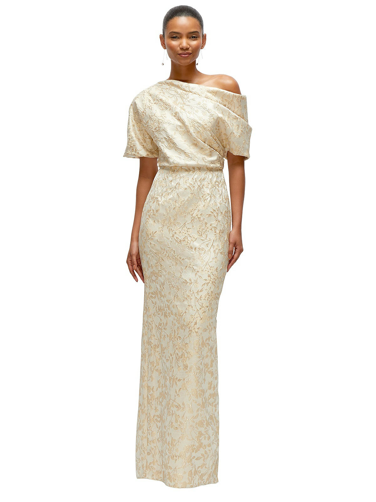 white christmas dresses Salvin Strapless Maxi Dress | Champagne | Womens