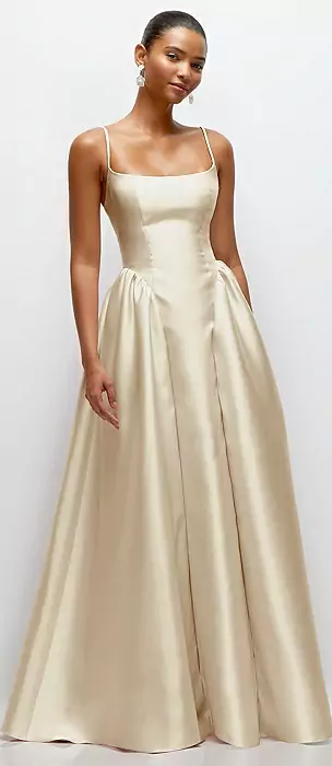 long bridesmaid dresses long sleeve Ever-Pretty High-Slit Chiffon Dress with Sleeves and Waist Pleating our espresso brown bridesmaid 924 Reformation Finch Polka Dot Color:Pic Ivory