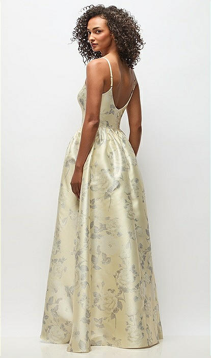 yellow and grey maxi dress DREAM GIRL MAXI DRESS IN YELLOW – AKIRA main image 1