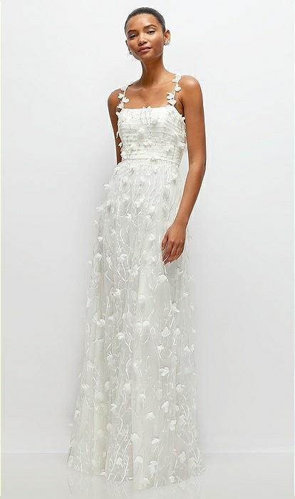 sequin embroidered dress Sequin Embroidered Gown In Black Blue main image 0