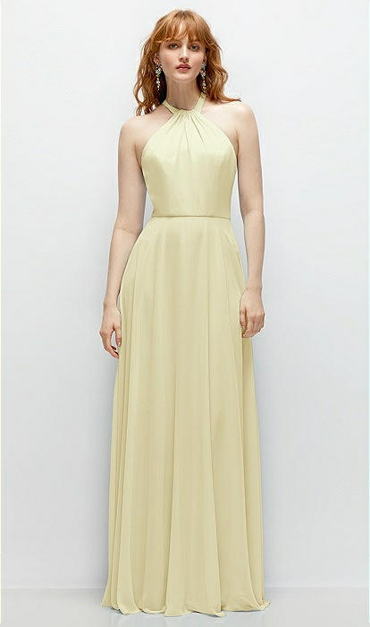sachin and babi light blue dress Crossed halter dress - Women main image 0