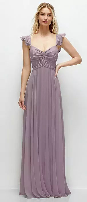 open lace back dress Purple Lace Beaded Mermaid V-neck Off The Shoulder Bridesmaid Dresses –  alinanova main image 1
