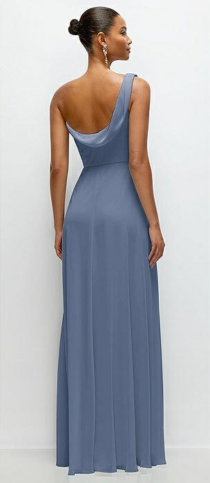 one shoulder bridesmaid dresses uk Leah Dreamy One Shoulder Chiffon Bridesmaid Dresses