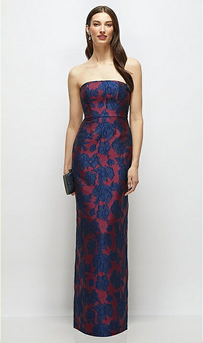 navy blue dress for baby girl BHLDN Strapless Maxi Dress main image 0