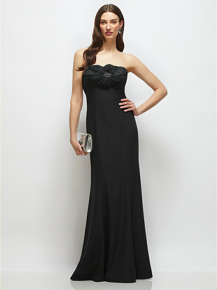 After Six Women's Strapless Tuxedo Gown - Black - Gowns