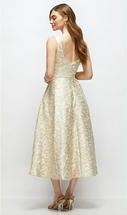 70's inspired bridesmaid dresses Champagne Tulle Applique Short Prom Dress, Bridesmaid Dress US 4 / Champagne